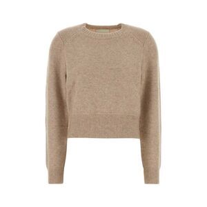 Isabel Marant Women Melange Sand Wool Blend Cornelia Sweater